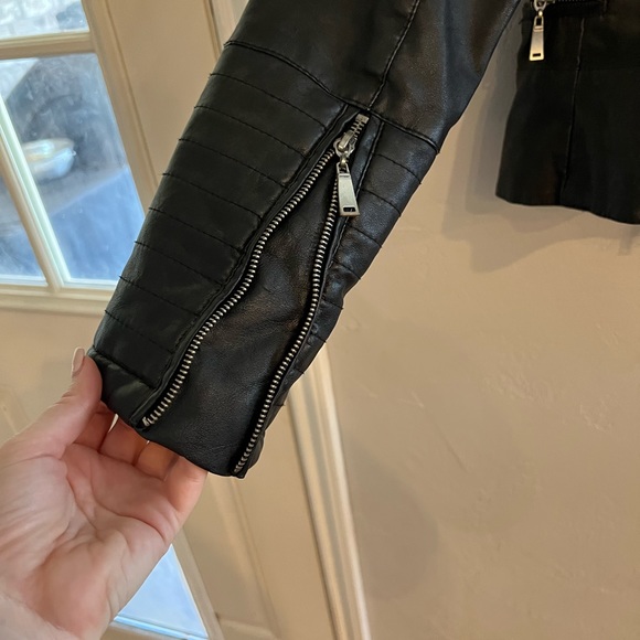 Black Leather Jacket - Picture 3 of 4